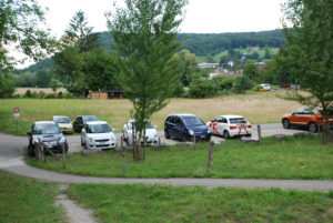 Foto Parkplatz an der Aare in Vogelsang