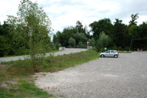 Foto Parkplatz an der Aare bei Lauffohr